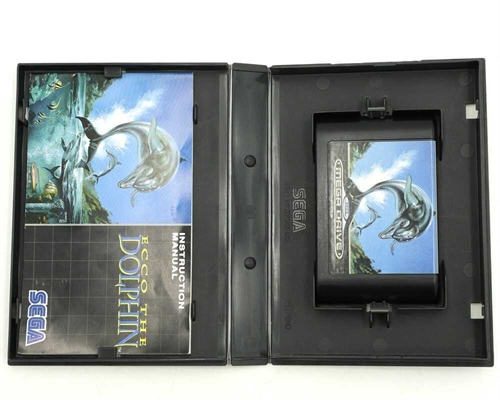 Ecco The Dolphin - Komplet I Æske - Sega Mega Drive Spil (B Grade) (Genbrug)